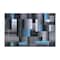 Flash Furniture Blue 2' x 3' Modern Color Blocked Area Rug ACD-RGTRZ861-23-BL-GG - alternate 2